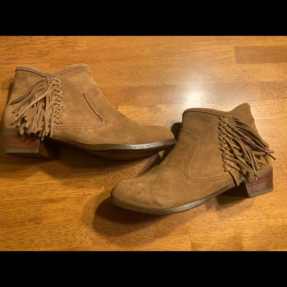 Minnetonka booties.